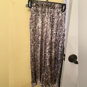 Flare Snake Skin Pants